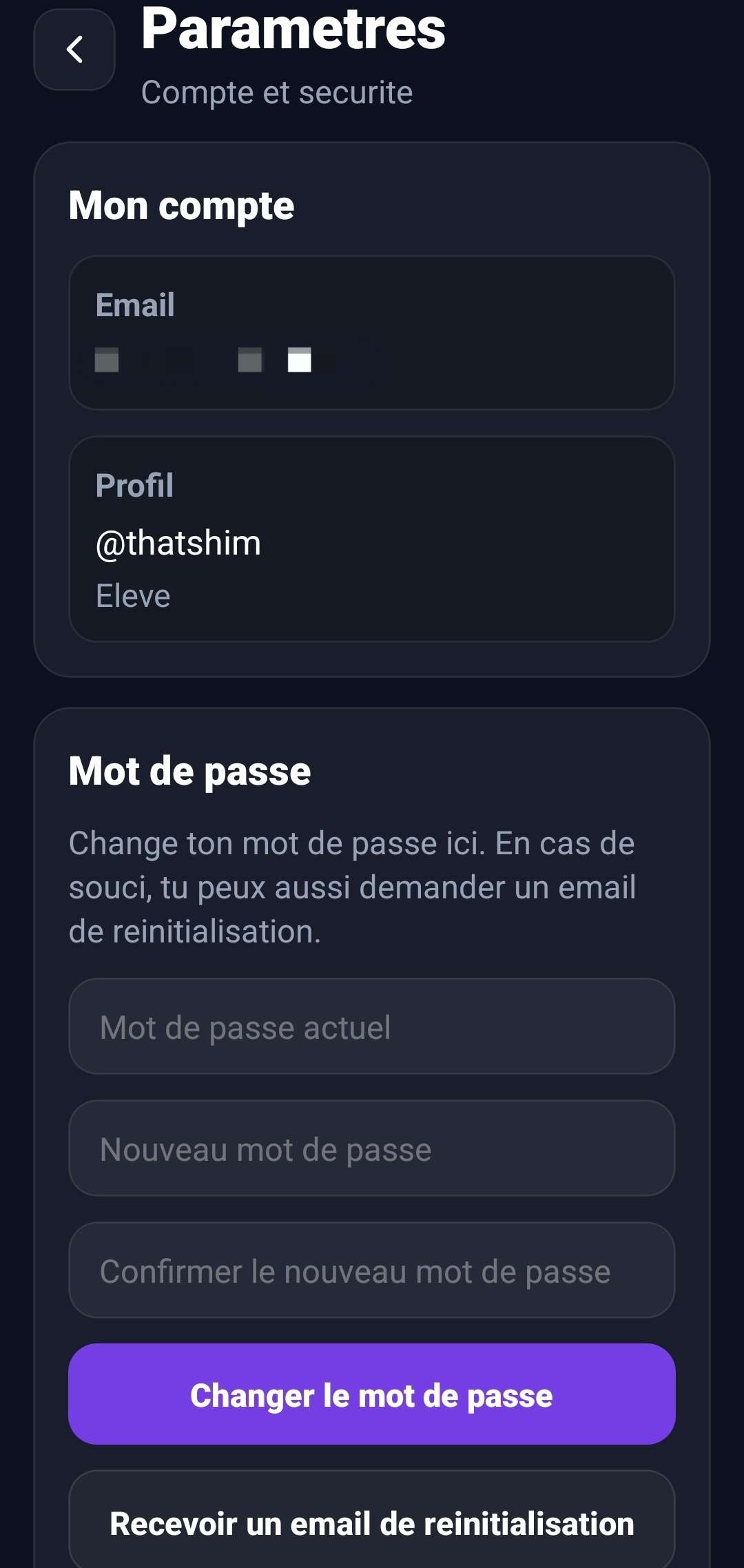 Classti - paramètres